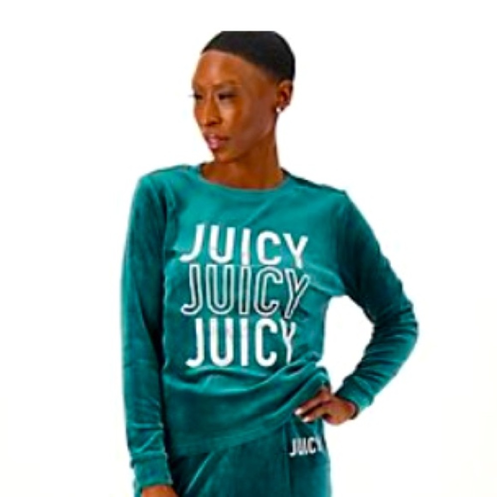 Juicy Couture Set Medium size winter green velvety
